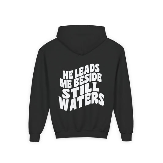 YOUTH He Leads Me Hoodie