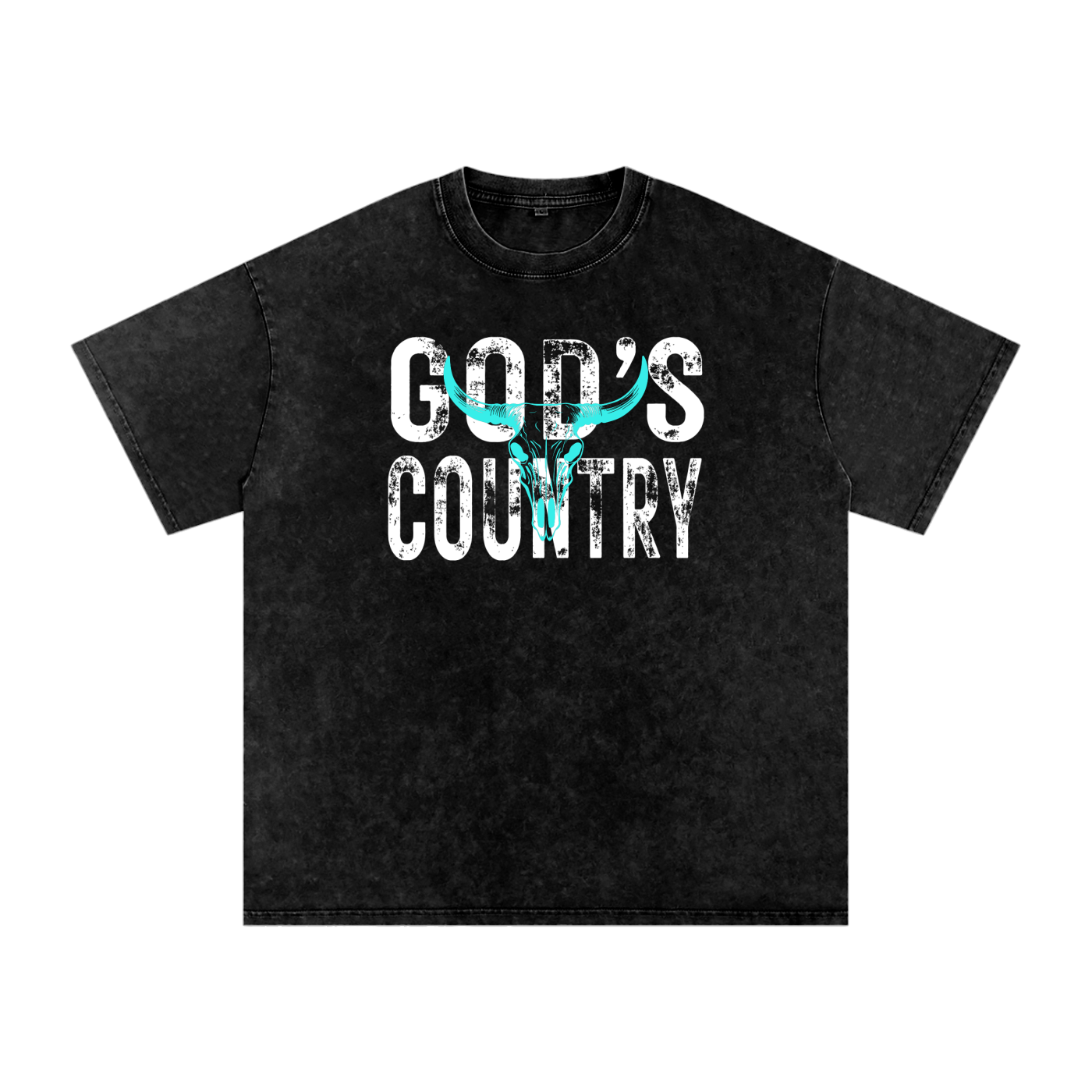 God's Country Acid Washed Oversize Tee