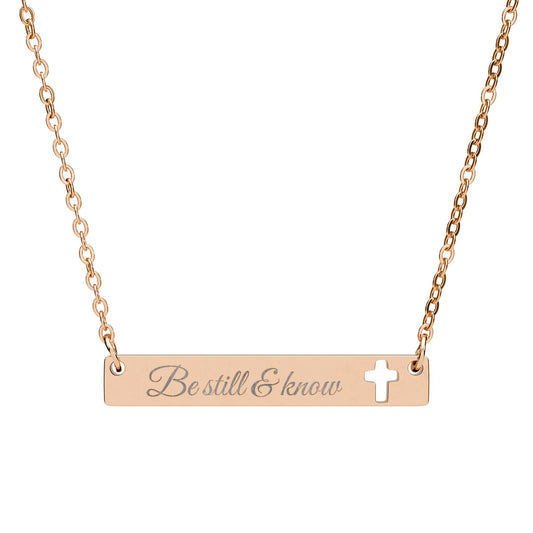 Be Still & Know Necklace