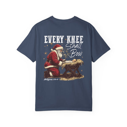 Every Knee Shall Bow Christmas T-Shirt