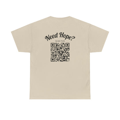 Need Hope? Unisex QR Code Tee