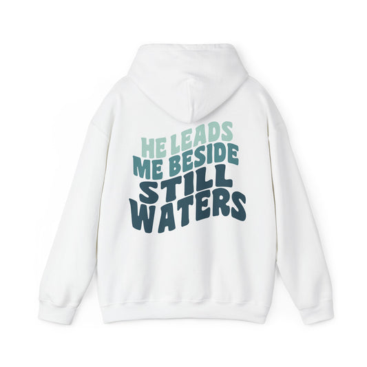 He Leads Me Unisex Hoodie