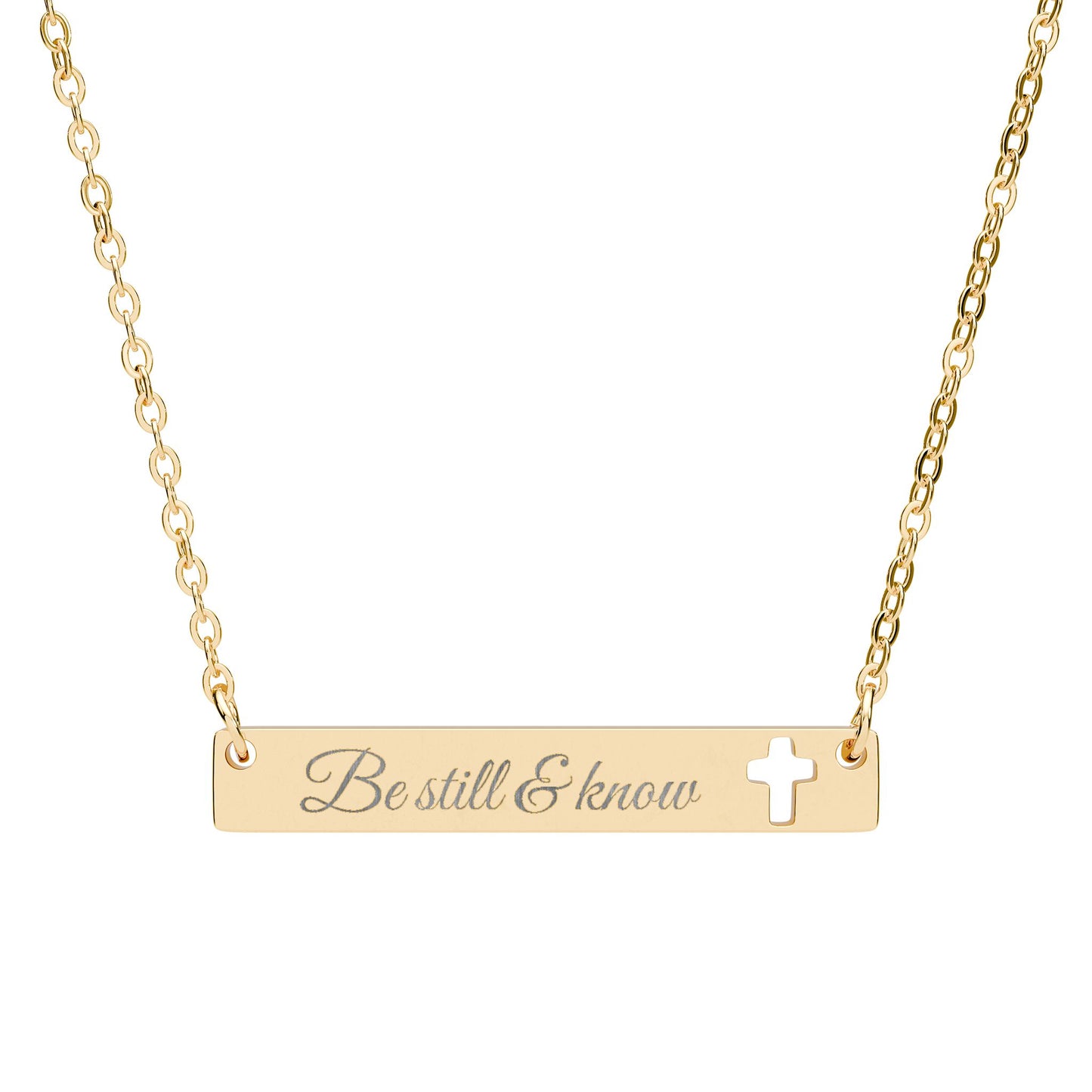 Be Still & Know Necklace