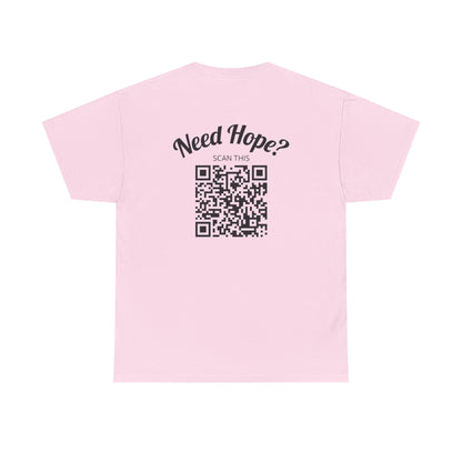 Need Hope? Unisex QR Code Tee