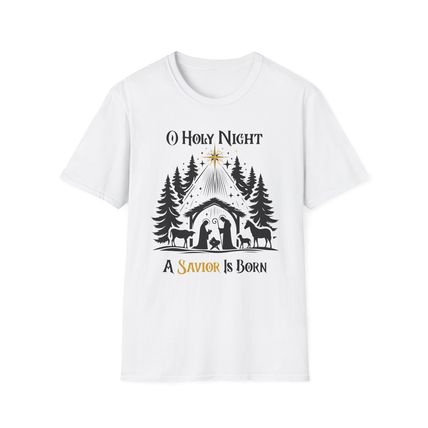 O Holy Night Softstyle - Short Sleeve Tee