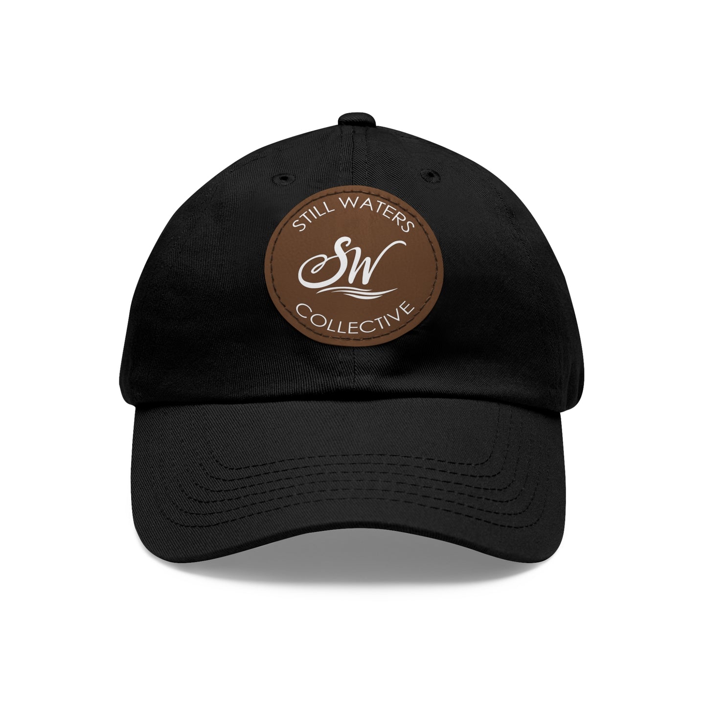 Still Waters Collective Adjustable Dad Hat with Leather Patch