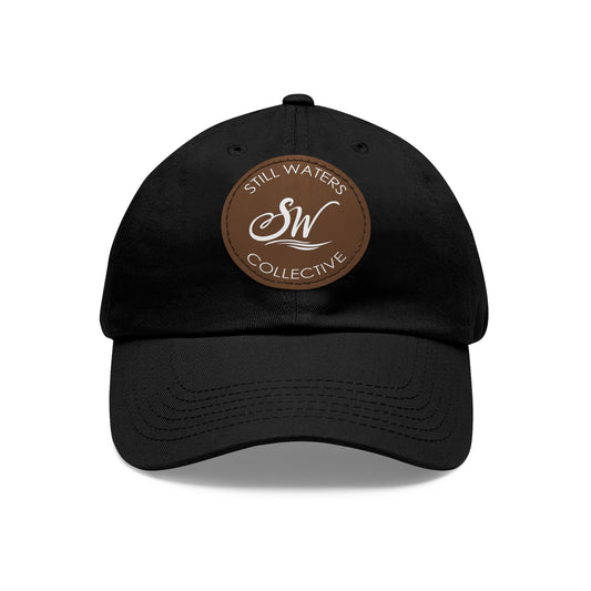 Still Waters Collective Adjustable Dad Hat with Leather Patch
