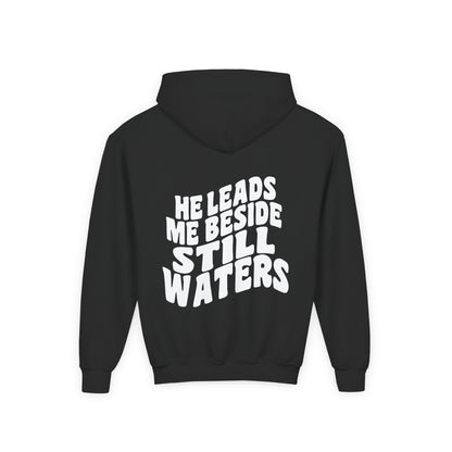 YOUTH He Leads Me Hoodie