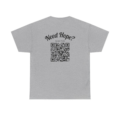 Need Hope? Unisex QR Code Tee