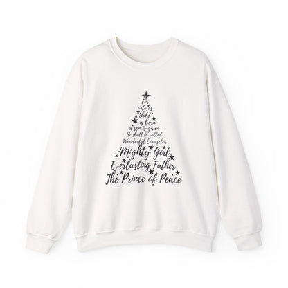 Prince of Peace Christmas Tree - Crewneck Sweatshirt