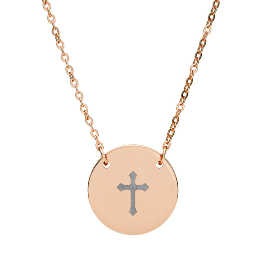 Cross Circle Necklace