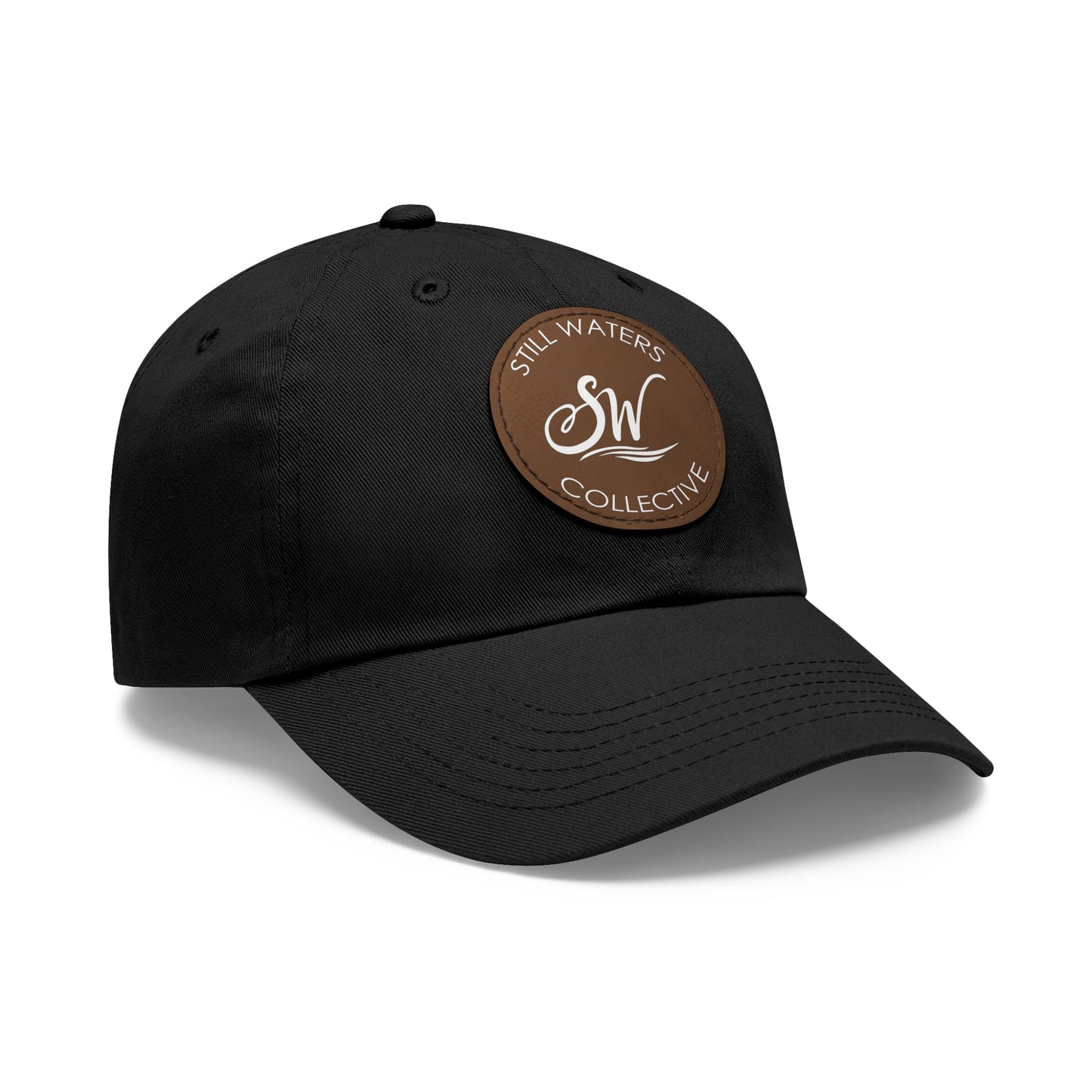 Still Waters Collective Adjustable Dad Hat with Leather Patch