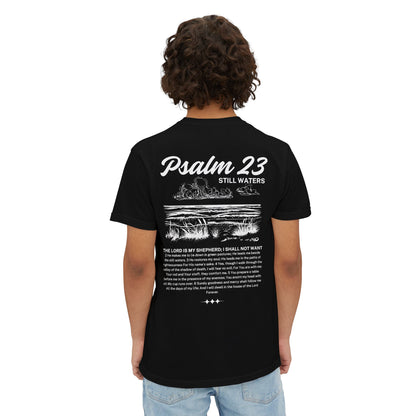 Psalm 23 Comfort Colors Unisex Pocket T-Shirt