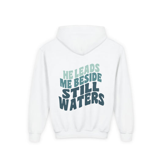 YOUTH He Leads Me Hoodie