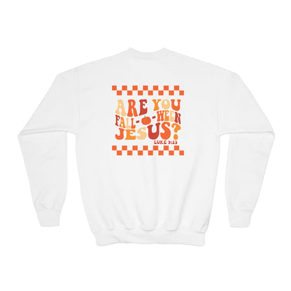 YOUTH Fall-o-ween Jesus Sweatshirt