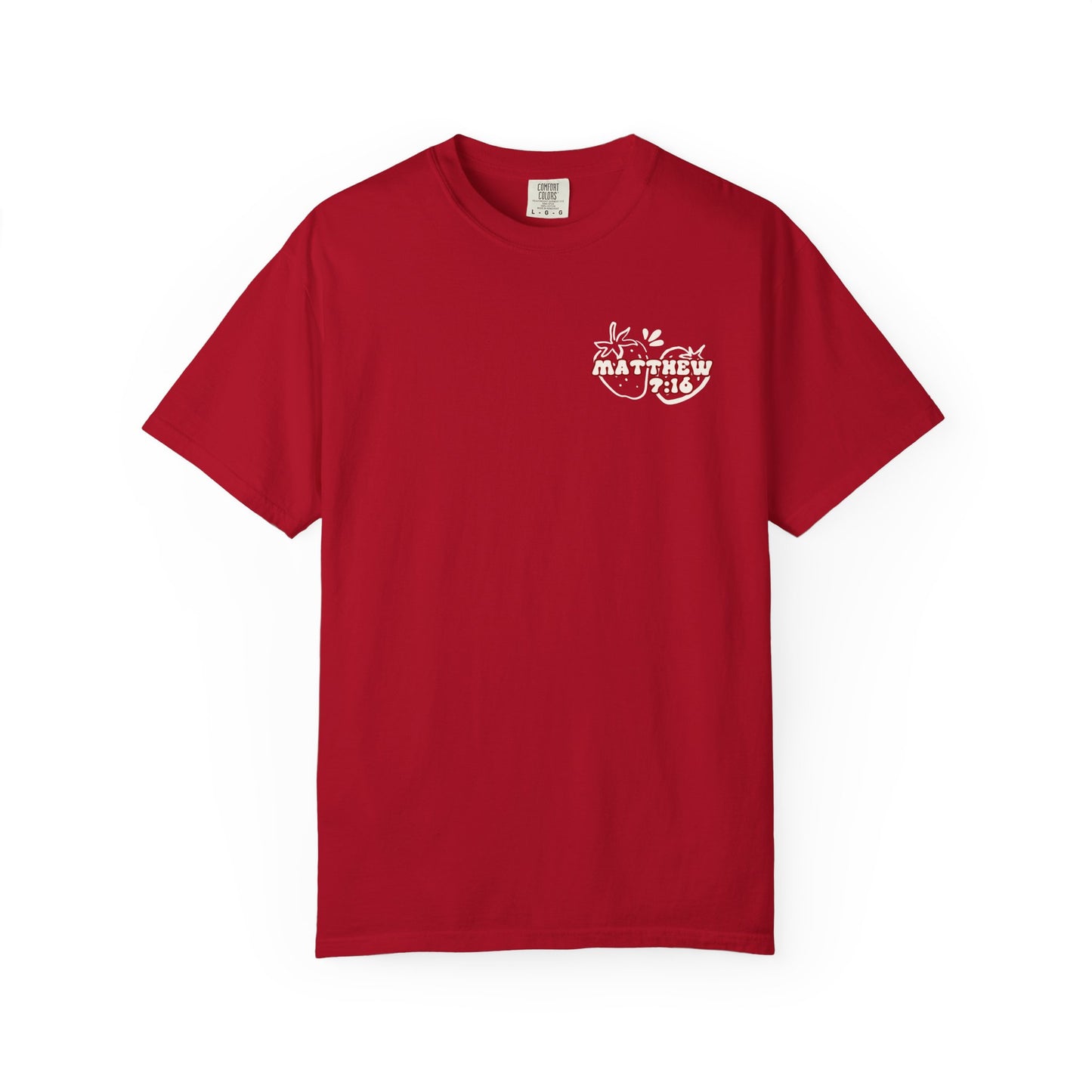 By Their Fruit-Matthew 7:16 Comfort Colors Tee