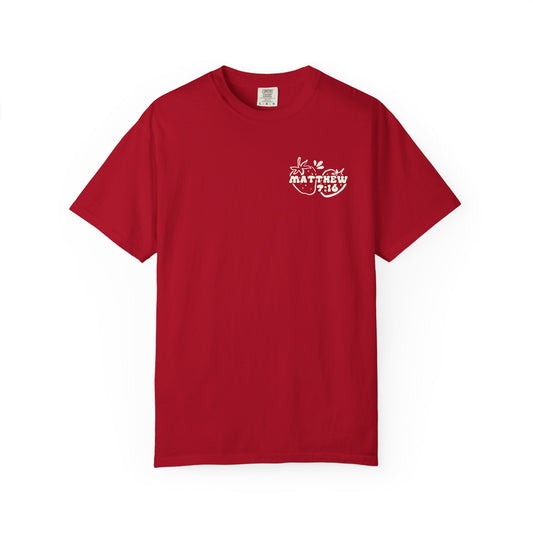 By Their Fruit-Matthew 7:16 Comfort Colors Tee