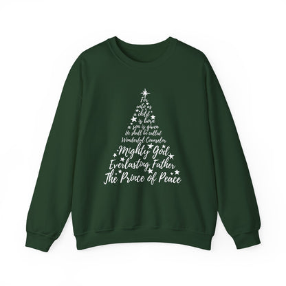 Prince of Peace Christmas Tree - Crewneck Sweatshirt