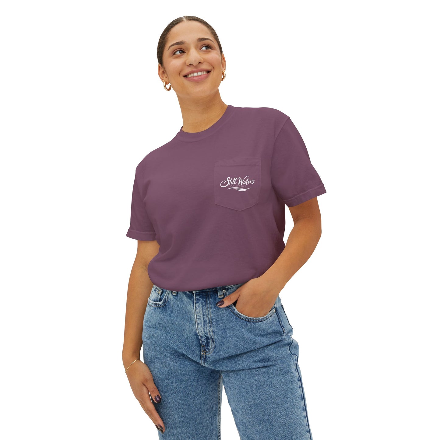 Psalm 23 Comfort Colors Unisex Pocket T-Shirt