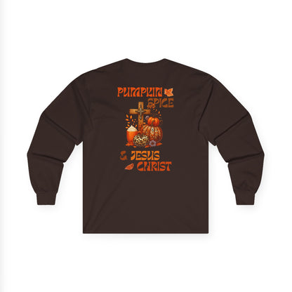 Pumpkin Spice & Jesus Christ - Long Sleeve Tee