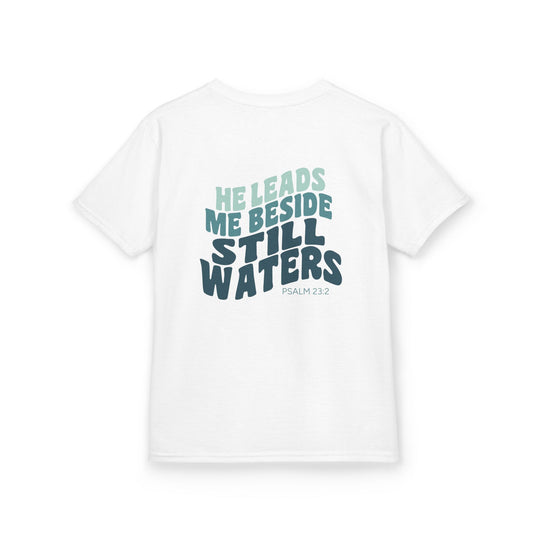 YOUTH He Leads Me Tee