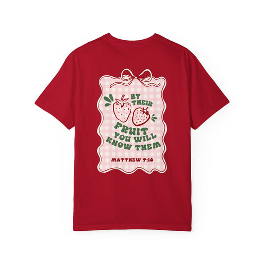 By Their Fruit-Matthew 7:16 Comfort Colors Tee