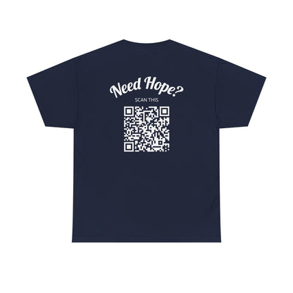 Need Hope? Unisex QR Code Tee