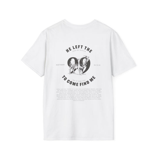 He Left the 99 Unisex Softstyle Tee