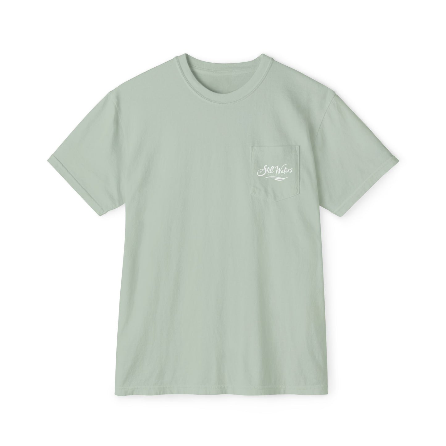 Psalm 23 Comfort Colors Unisex Pocket T-Shirt