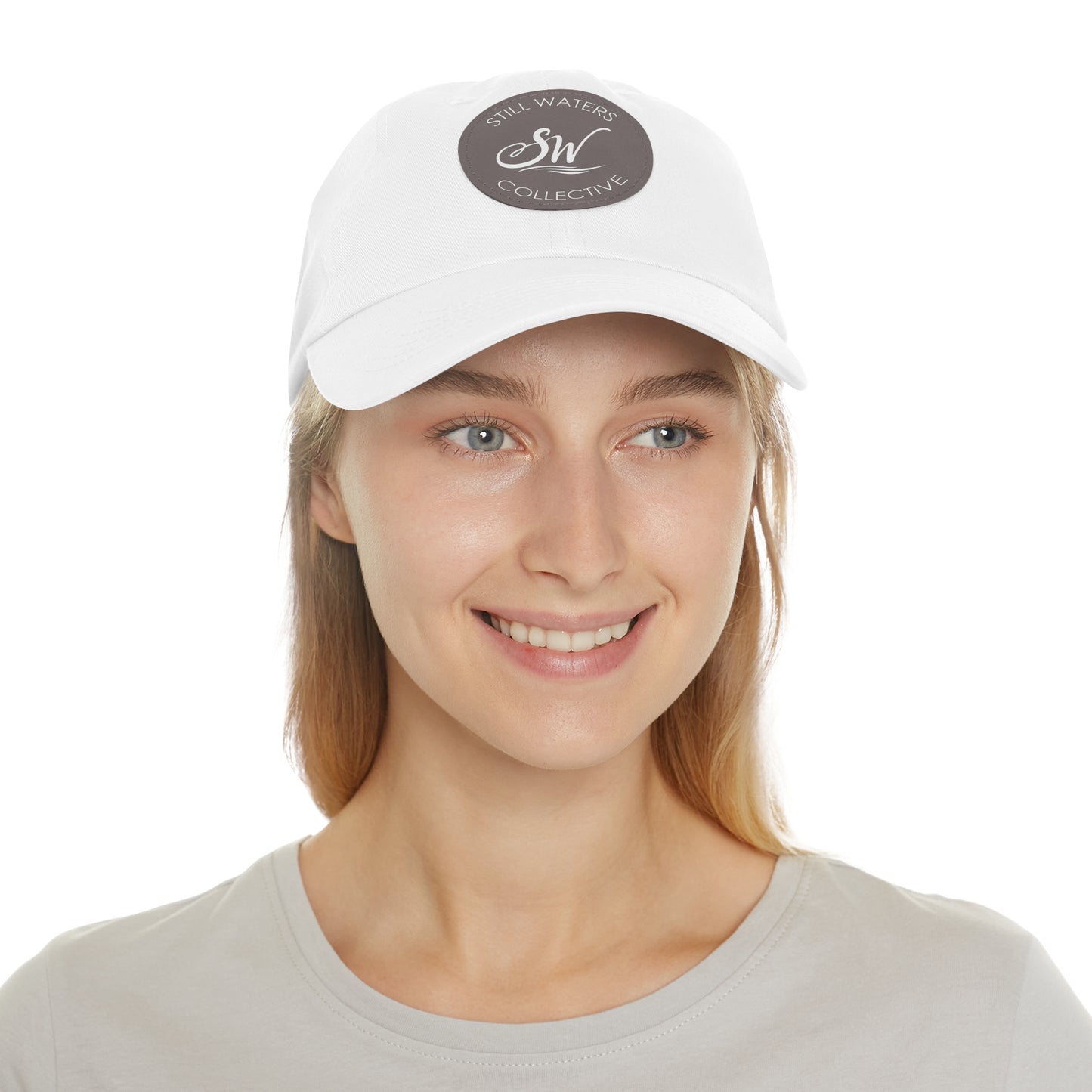 Still Waters Collective Adjustable Dad Hat with Leather Patch