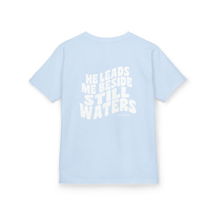 YOUTH He Leads Me Tee