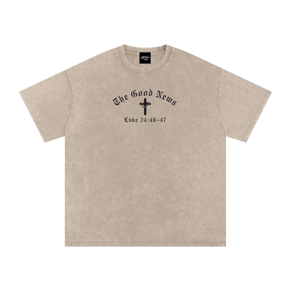 The Good News Oversized Acid Wash Tshirt