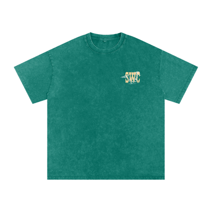 Wild & Redeemed Acid Washed Oversized Tee